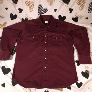 Wrangler Pearl Snap Long Sleeve Shirt
